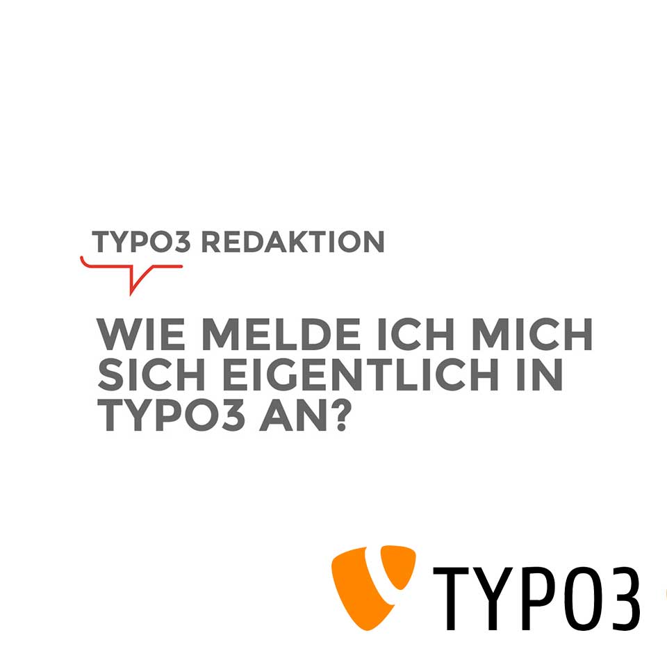 TYPO3#001 Wie melde ich mich an TYPO3 an TYPO3#001 Wie melde ich mich an TYPO3 an
